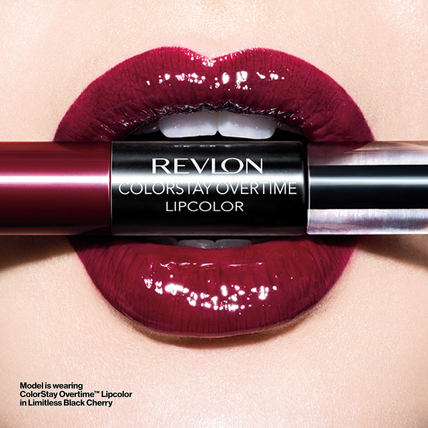 Liquid Lipstick with Clear Lip Gloss by Revlon, ColorStay Face Makeup, Overtime Lipcolor, Dual Ended with Vitamin E in Nude, Bare Maximum (350), 0.07 Oz - Image 6